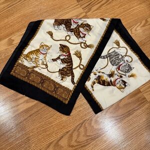 Playful Kittens Rectangular Scarf‎ 10”x50”